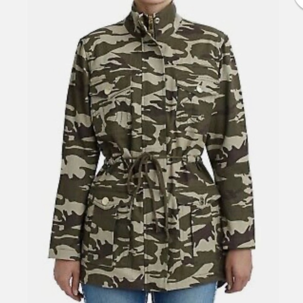 TRUE RELIGION Olive Camo Women’s Military Jacket XS New without Tags